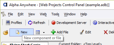 New File
